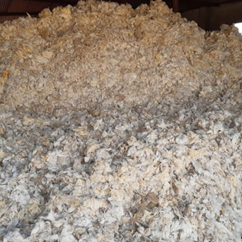 Pre Washed Thar White Wool a